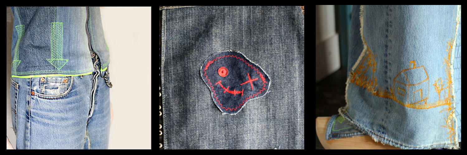 creative mending how to upcycle decorate denim