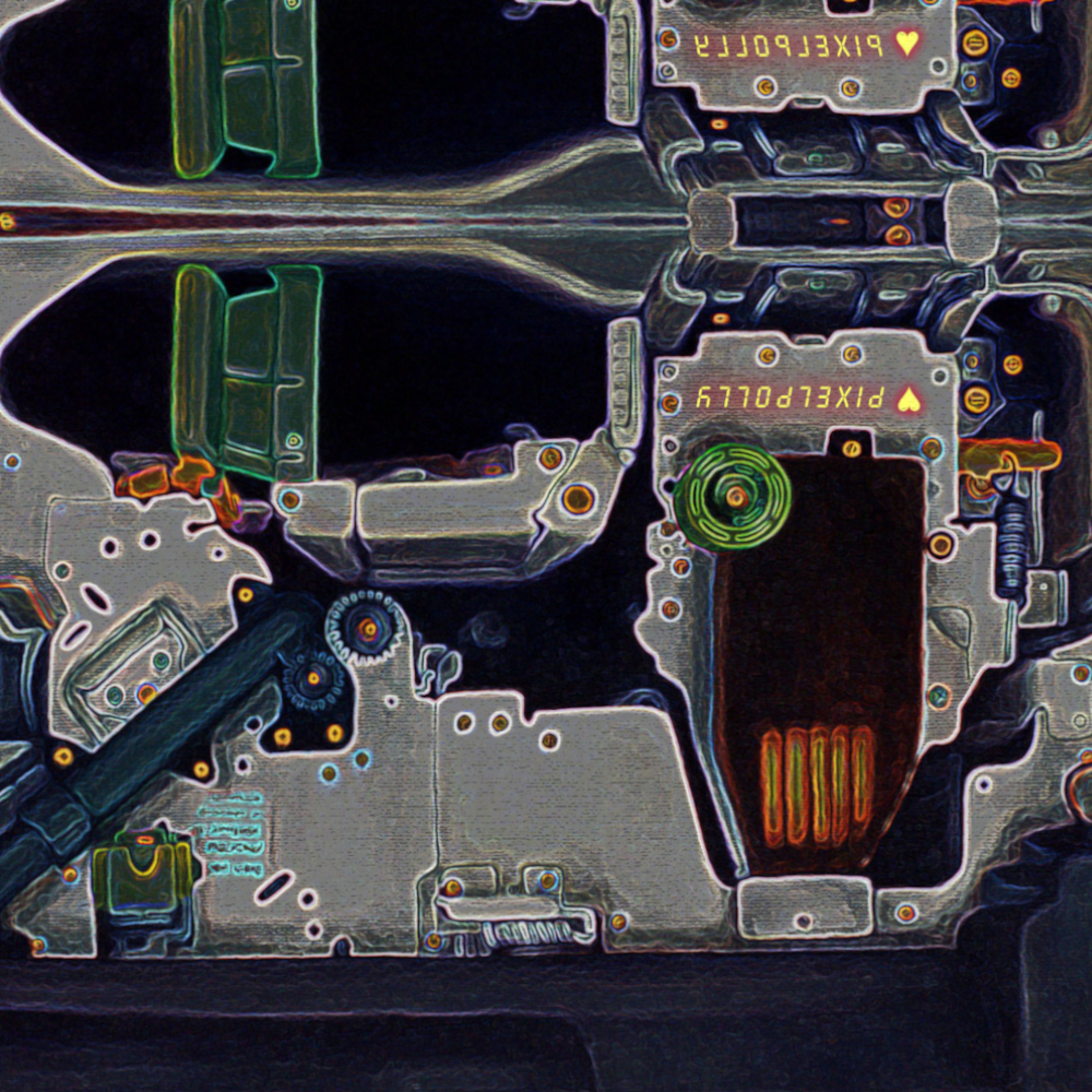 Retro Tech digital art 'Copy/Paste'  lightbox