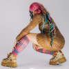 sweaterdressbeigeboldknithandmadepinklegwarmerswool