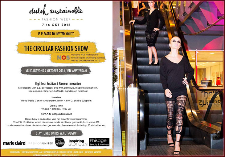 Circular fashion show - Dutch sustainable fashion week Amsterdam