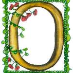 Letter O illustrated