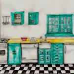 concept ontwerp keuken - concept drawing kitchen